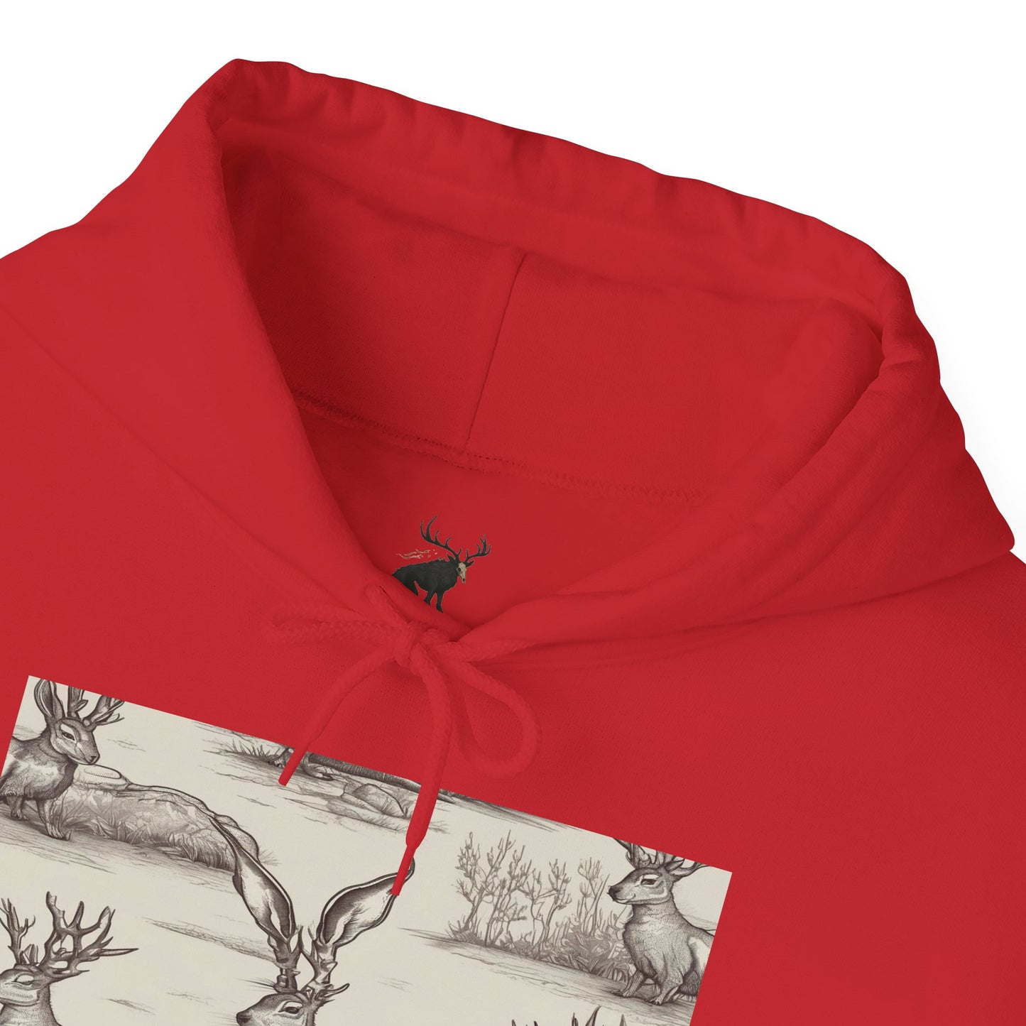 Mens Jackalope Hooded Sweatshirt