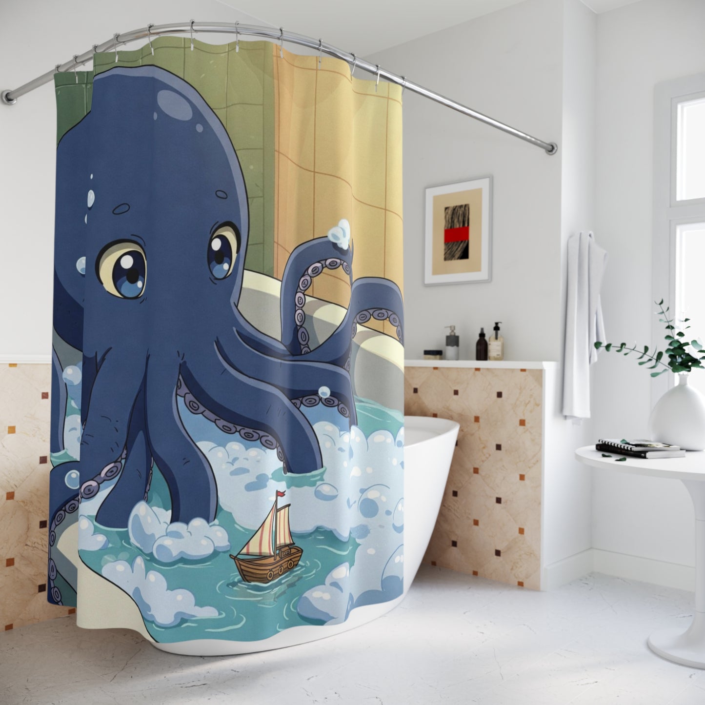 Kraken Shower Curtain