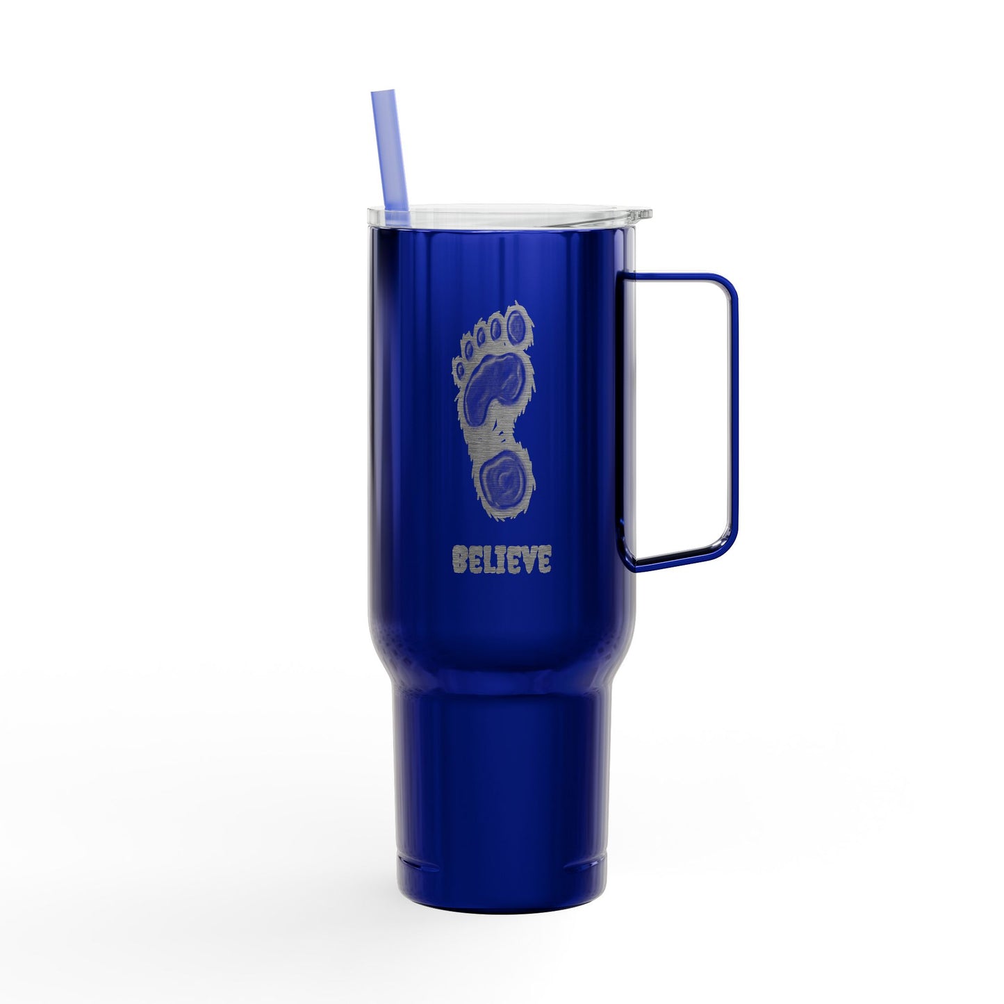 Believe Engraved Insulated Tumbler with Lid