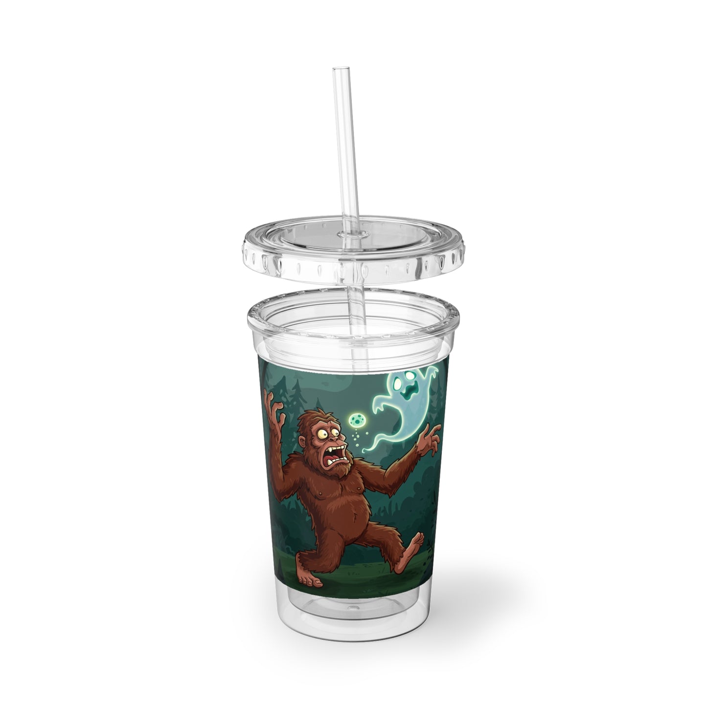 Bigfoot & Ghost Acrylic Cup