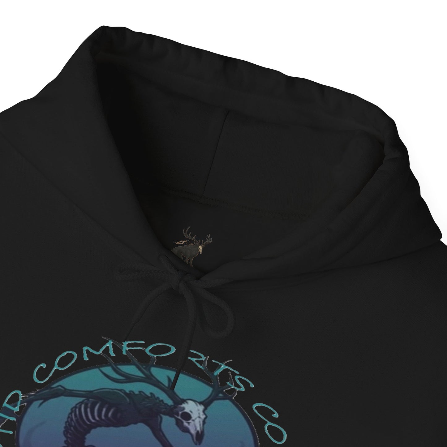 Mens Blue Wendigo Graphic Hoodie