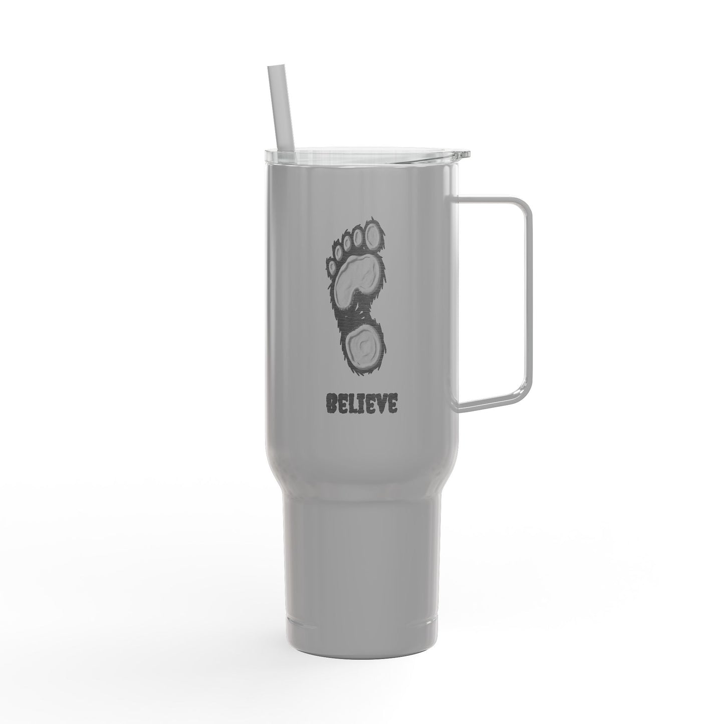 Believe Engraved Insulated Tumbler with Lid