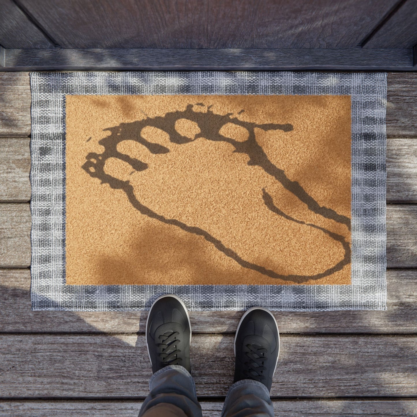 Bigfoot Footprint Doormat
