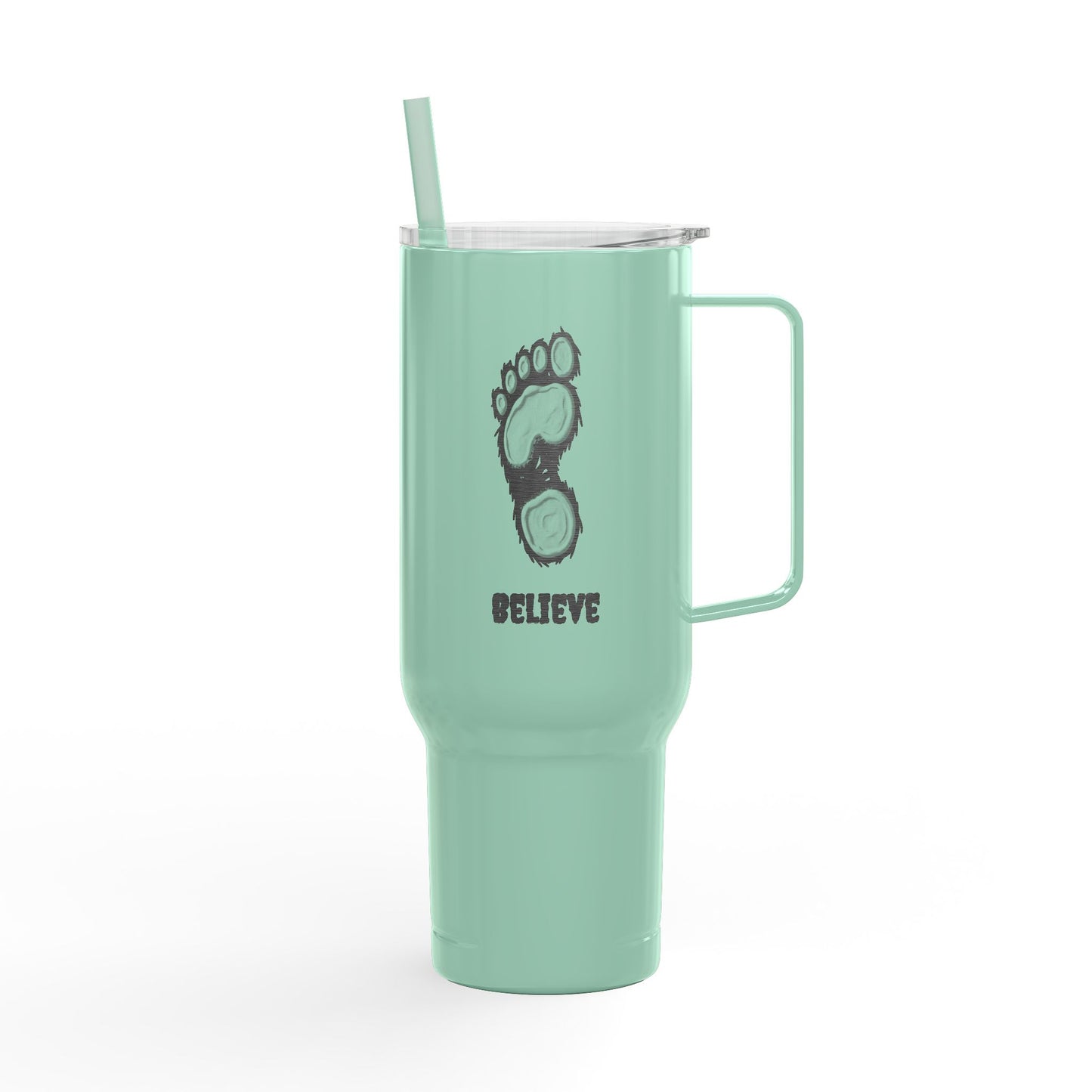 Believe Engraved Insulated Tumbler with Lid
