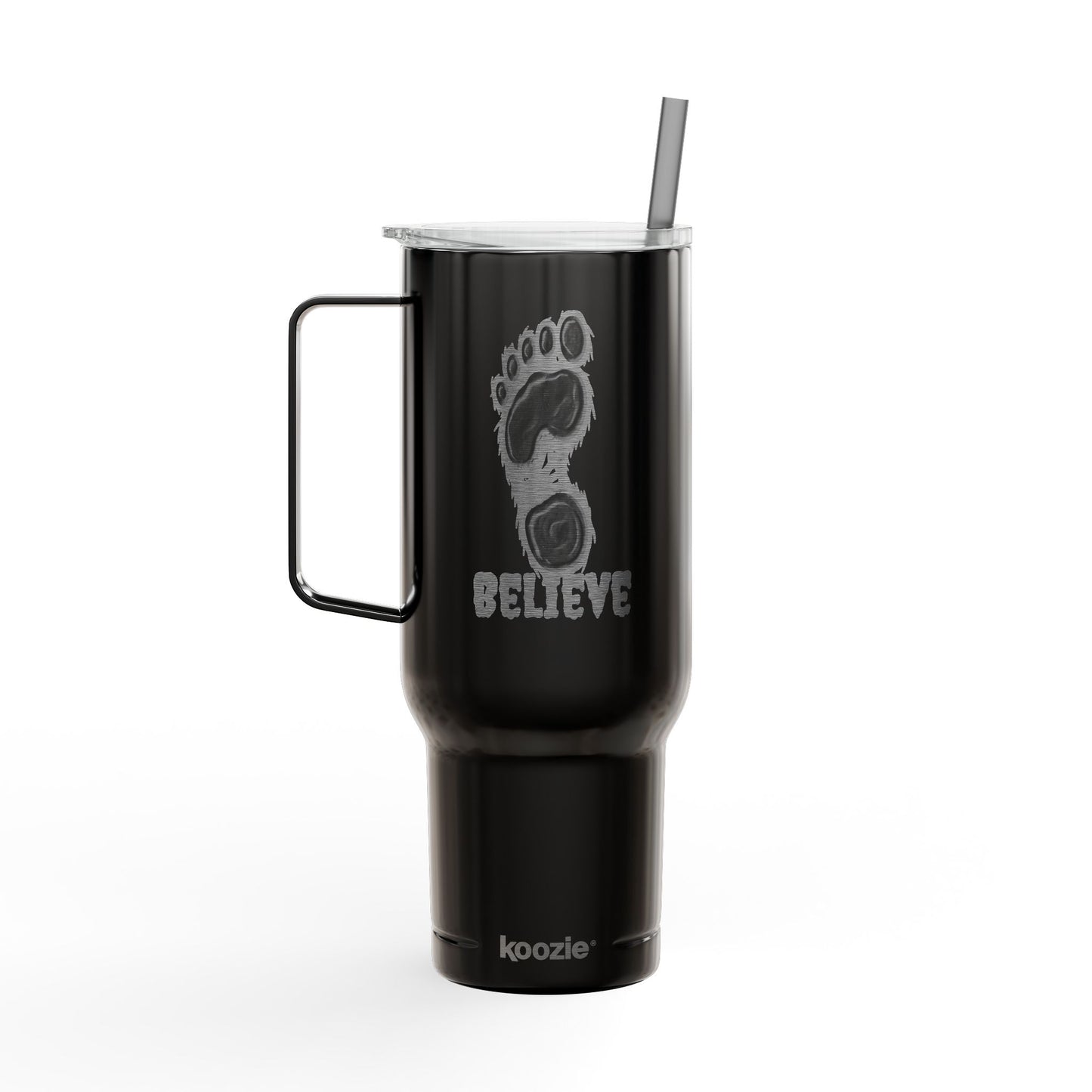 Believe Engraved Insulated Tumbler with Lid