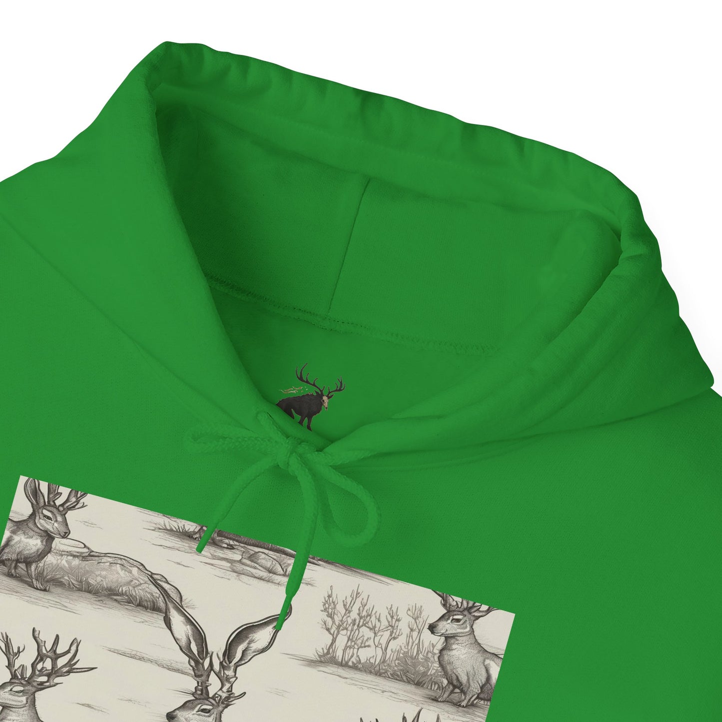 Mens Jackalope Hooded Sweatshirt