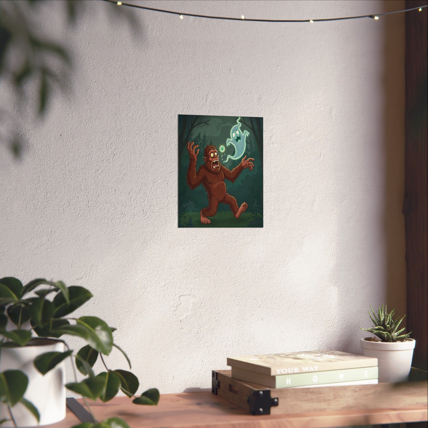 Bigfoot and Ghost Poster