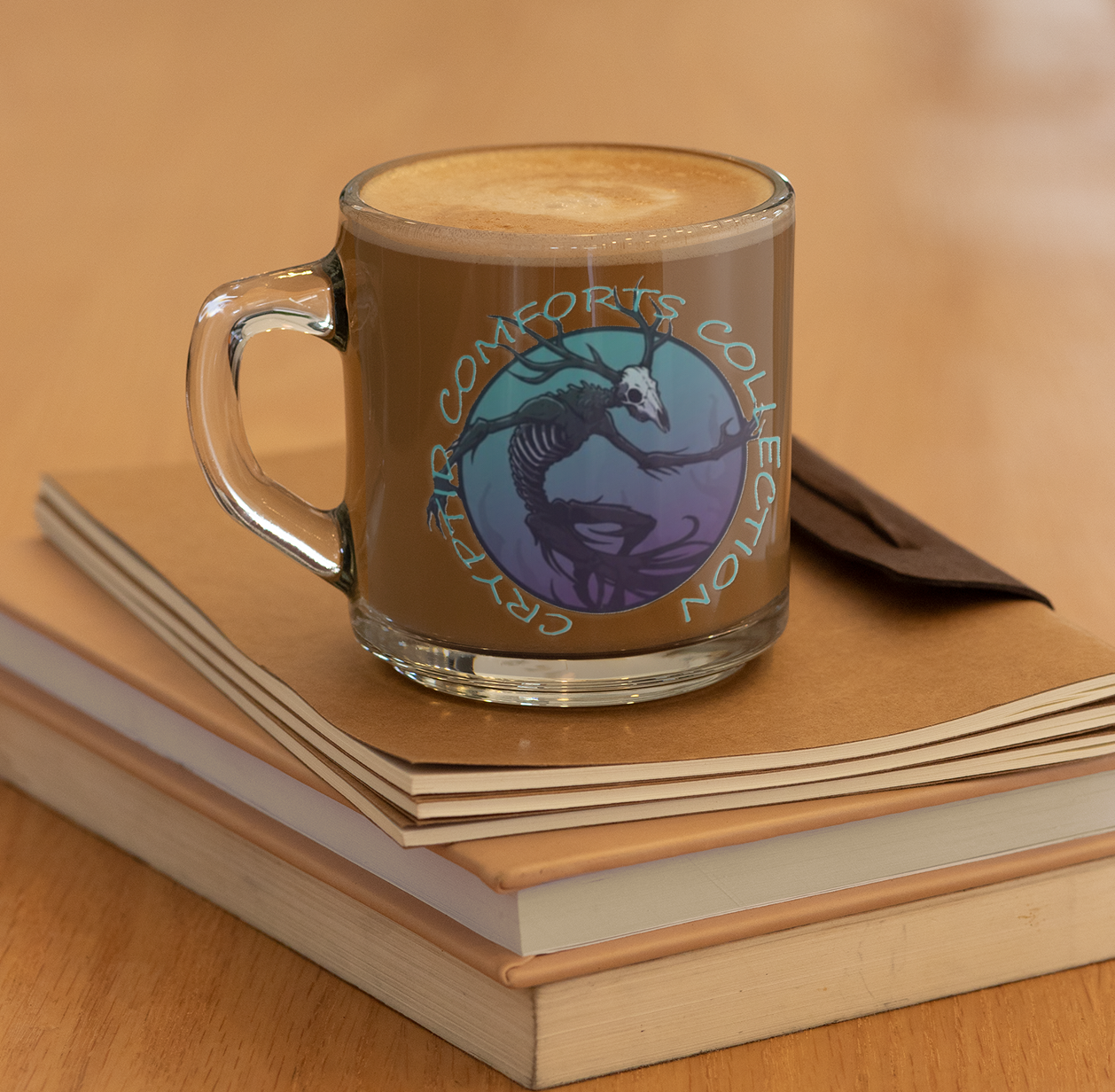 Blue Wendigo Glass Mug