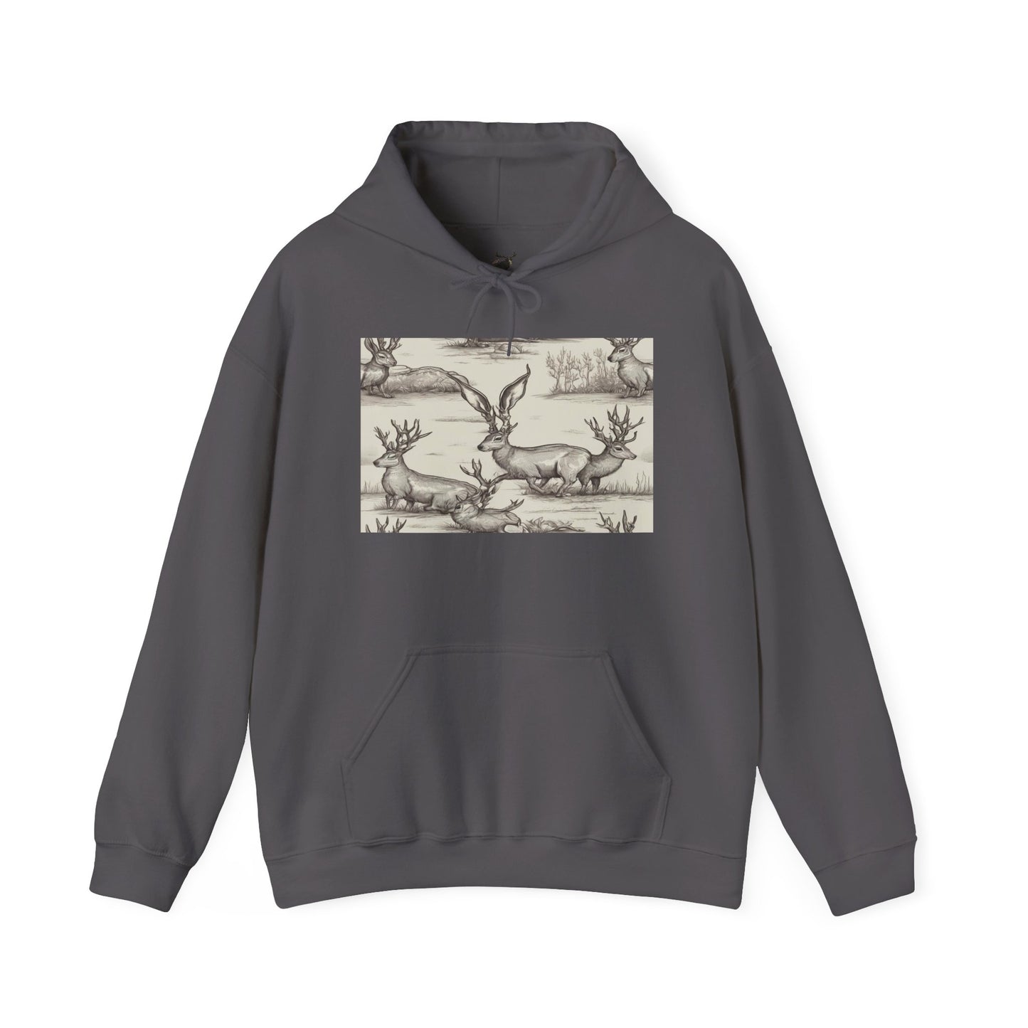 Womens Jackalope Hooded Sweatshirt