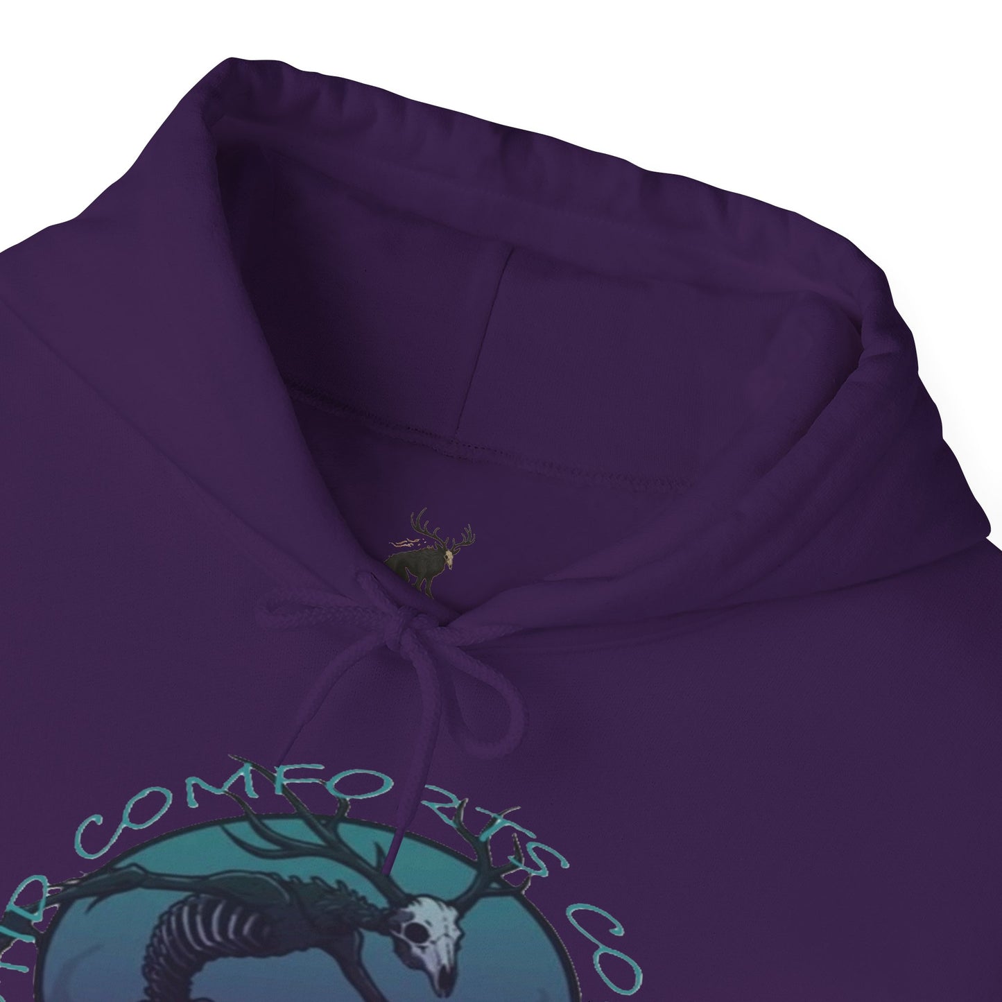 Mens Blue Wendigo Graphic Hoodie