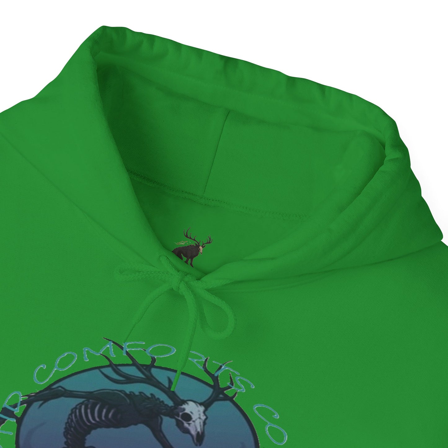 Mens Blue Wendigo Graphic Hoodie
