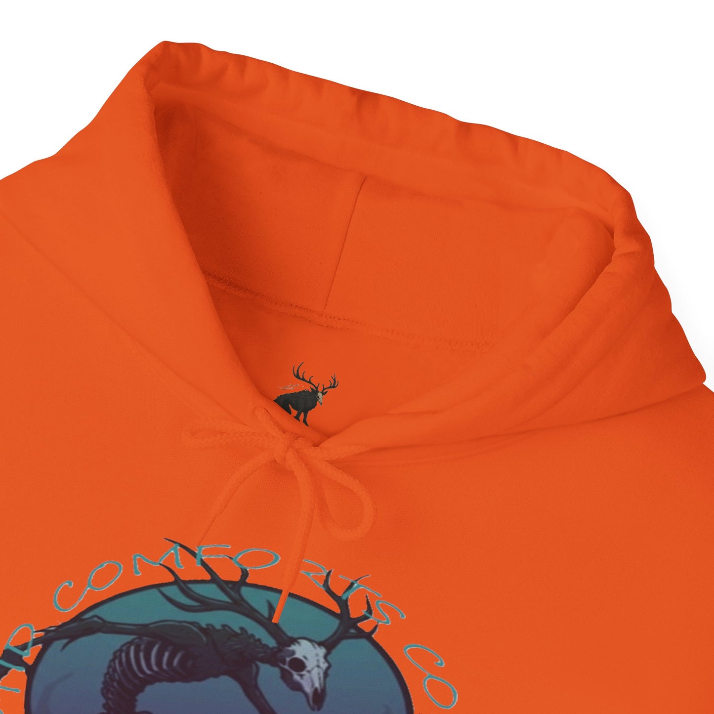 Mens Blue Wendigo Graphic Hoodie