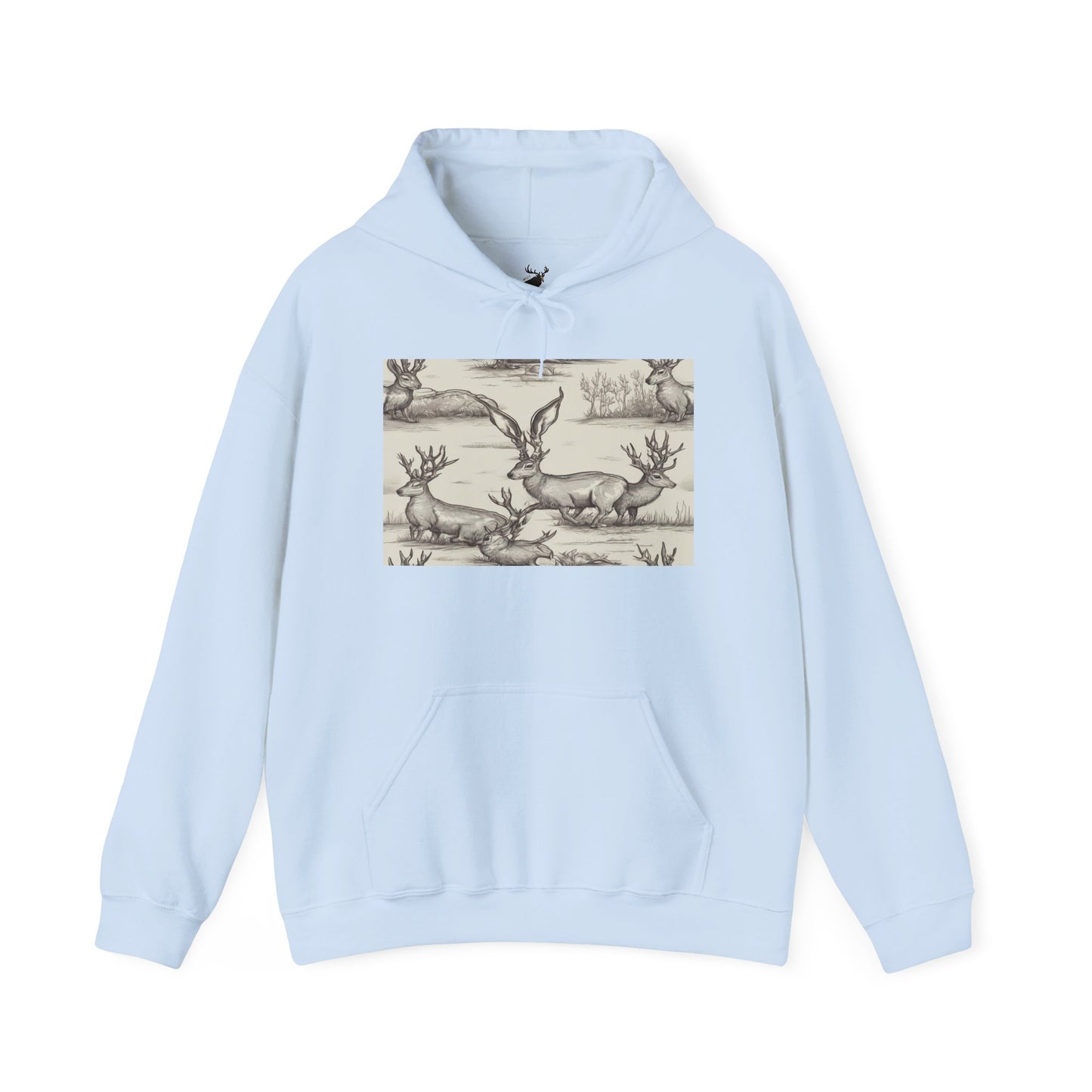 Womens Jackalope Hooded Sweatshirt