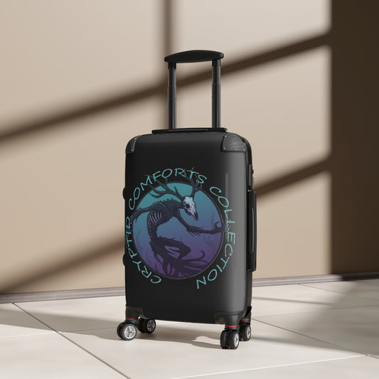 Cryptid Comforts Collection Blue Wendigo Suitcase