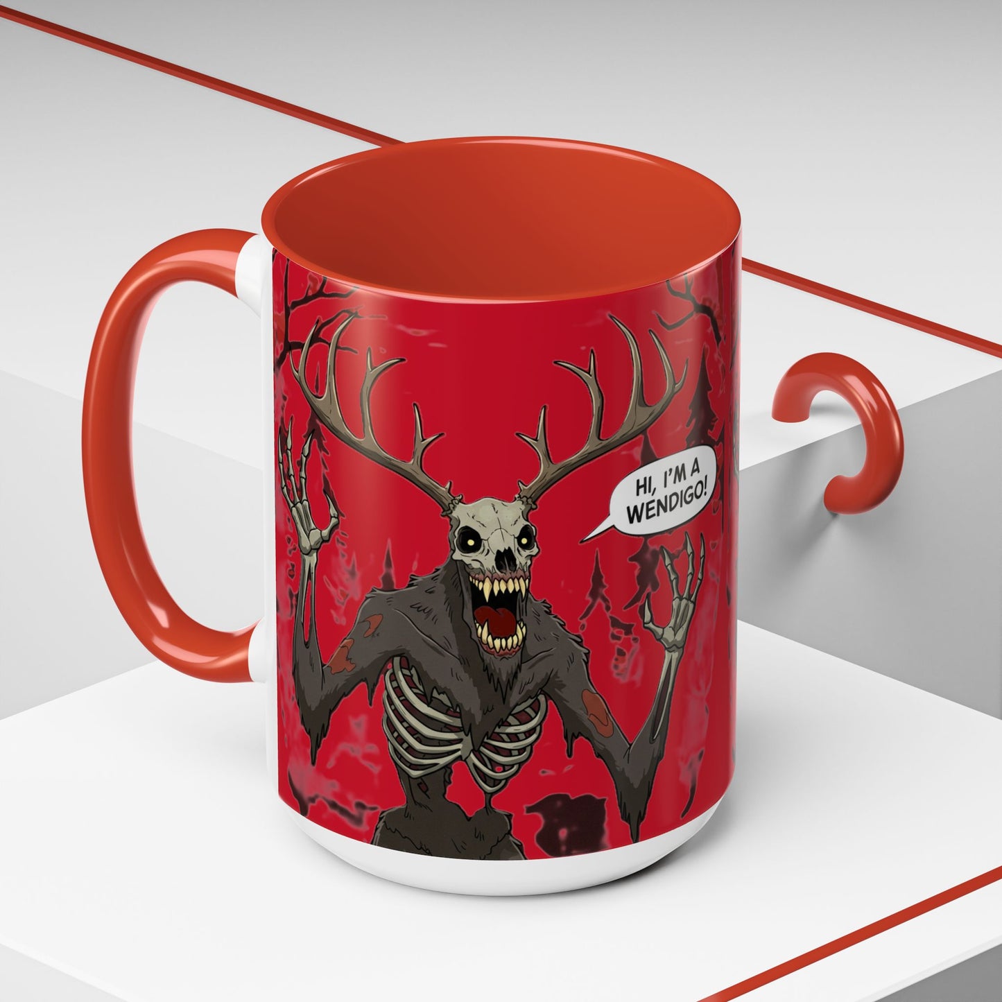 Red Wendigo Coffee Mug
