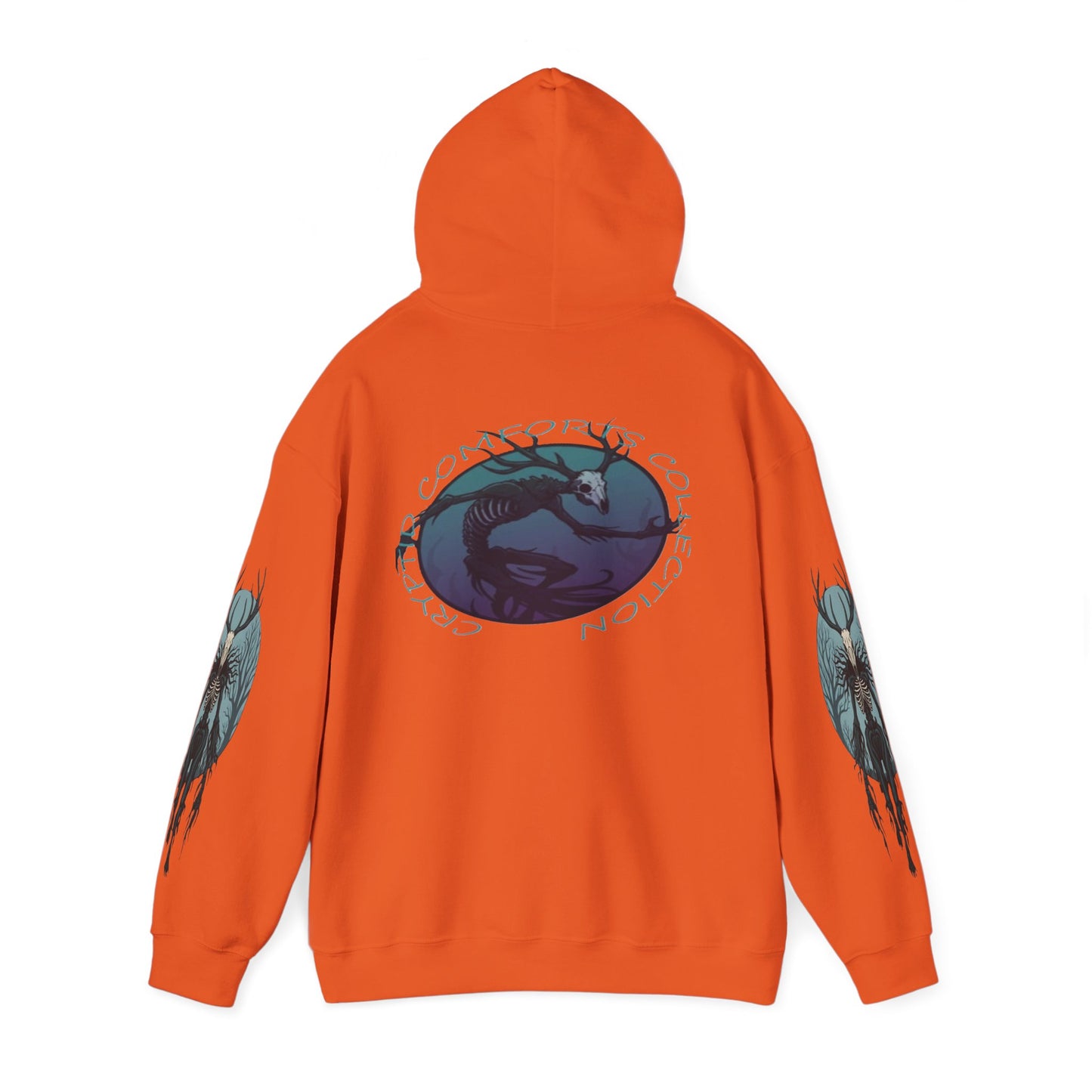 Mens Blue Wendigo Graphic Hoodie