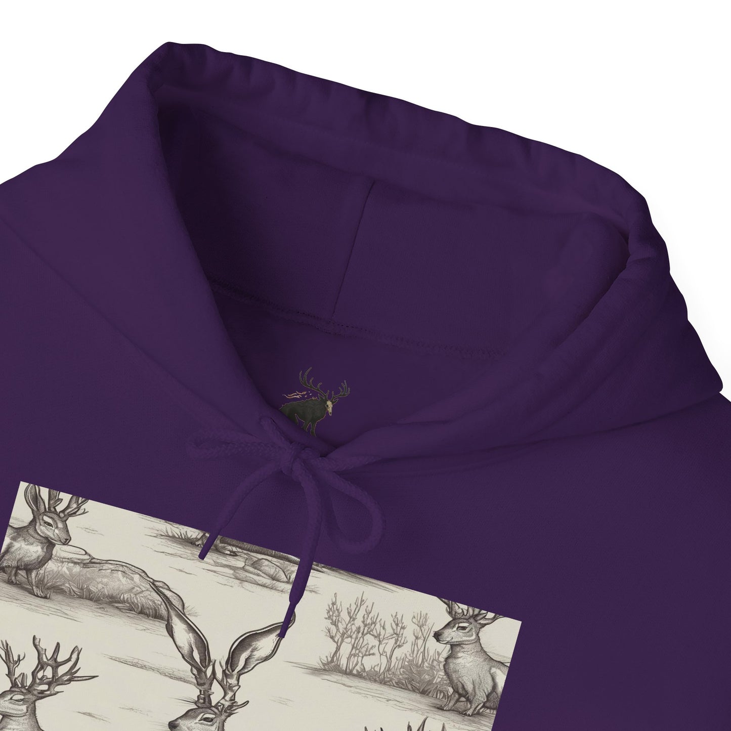 Mens Jackalope Hooded Sweatshirt