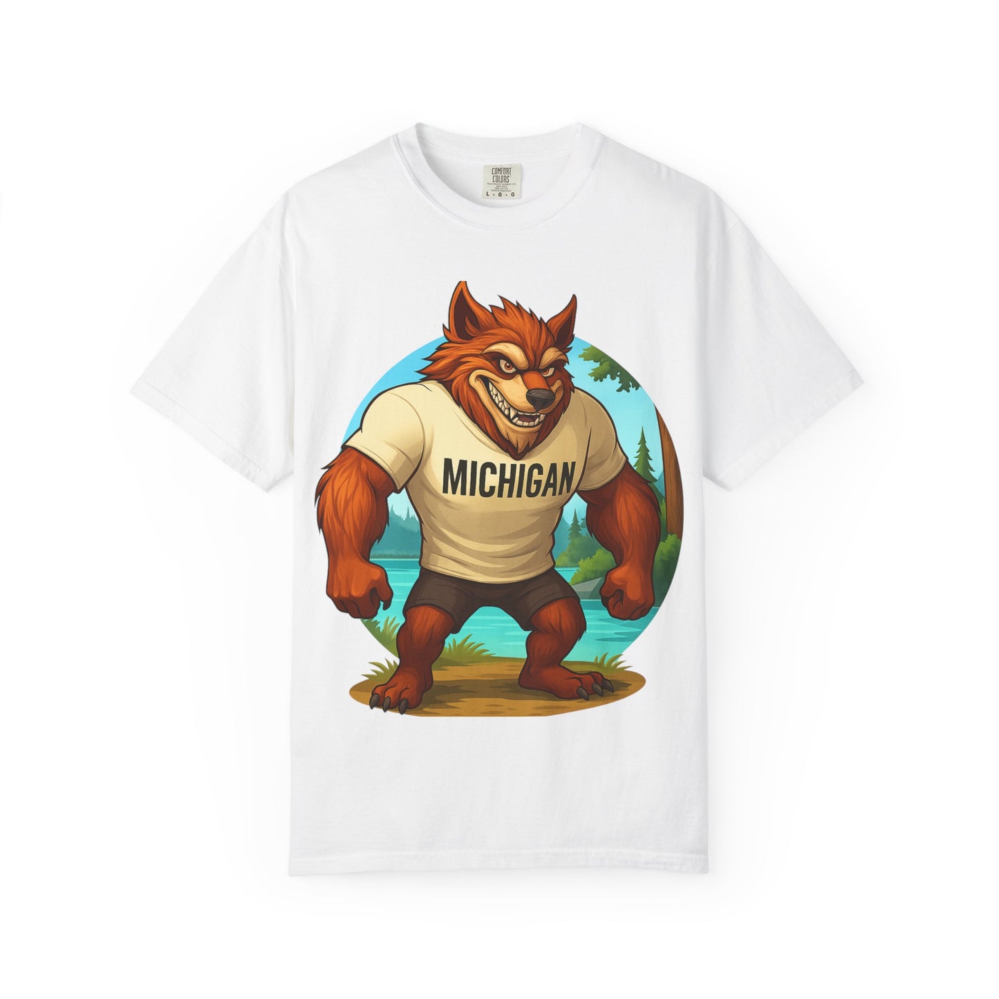 Womens Michigan Dogman Graphic T-Shirt