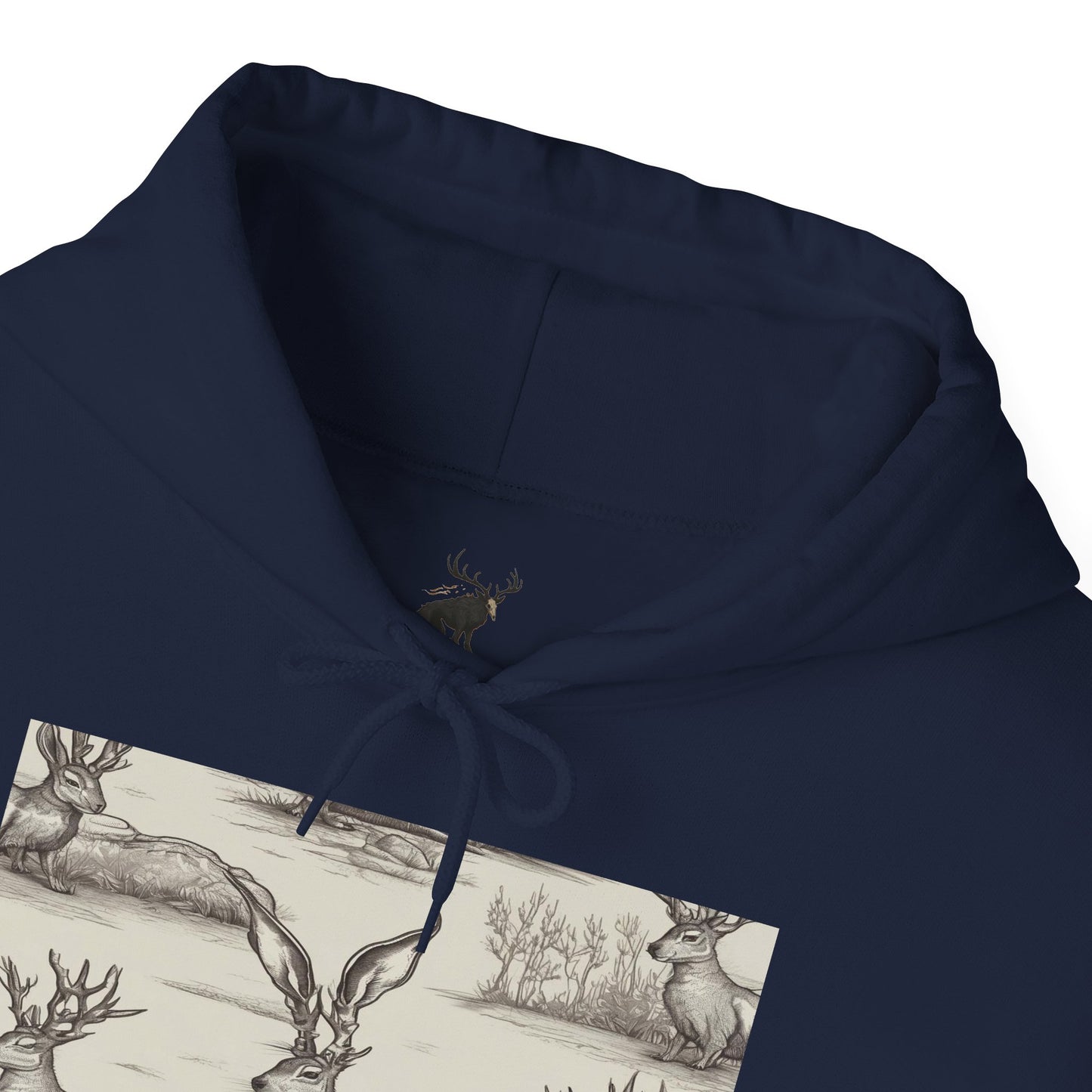 Mens Jackalope Hooded Sweatshirt