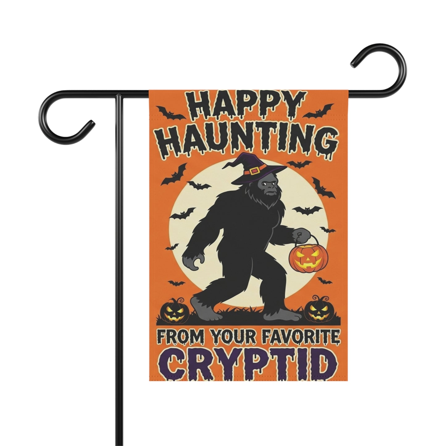 Bigfoot Halloween Garden Banner