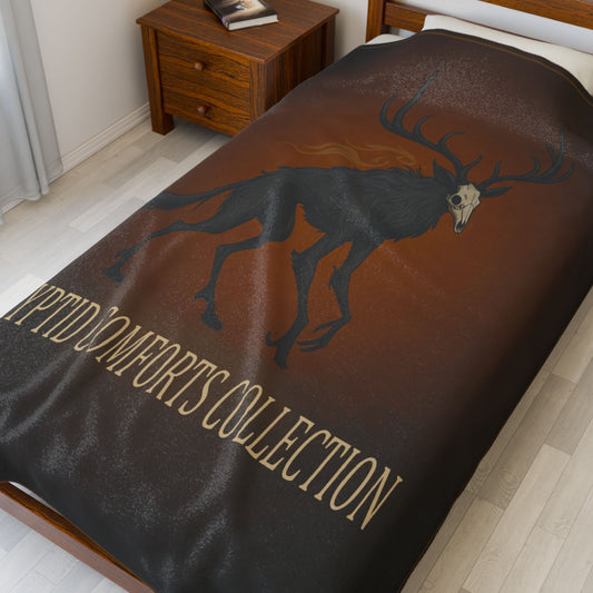 Cryptid Comforts Collection Velveteen Plush Blanket