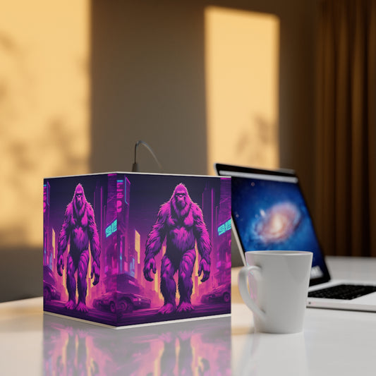 Neon Cryptid Urban Bigfoot Light Cube