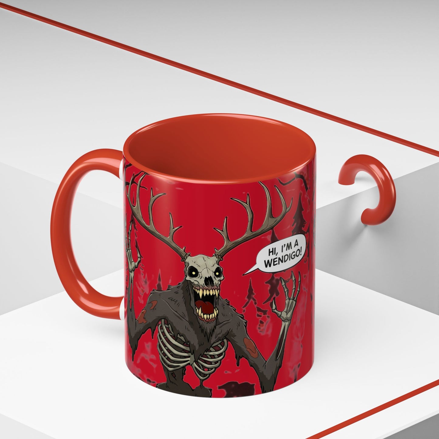 Red Wendigo Coffee Mug