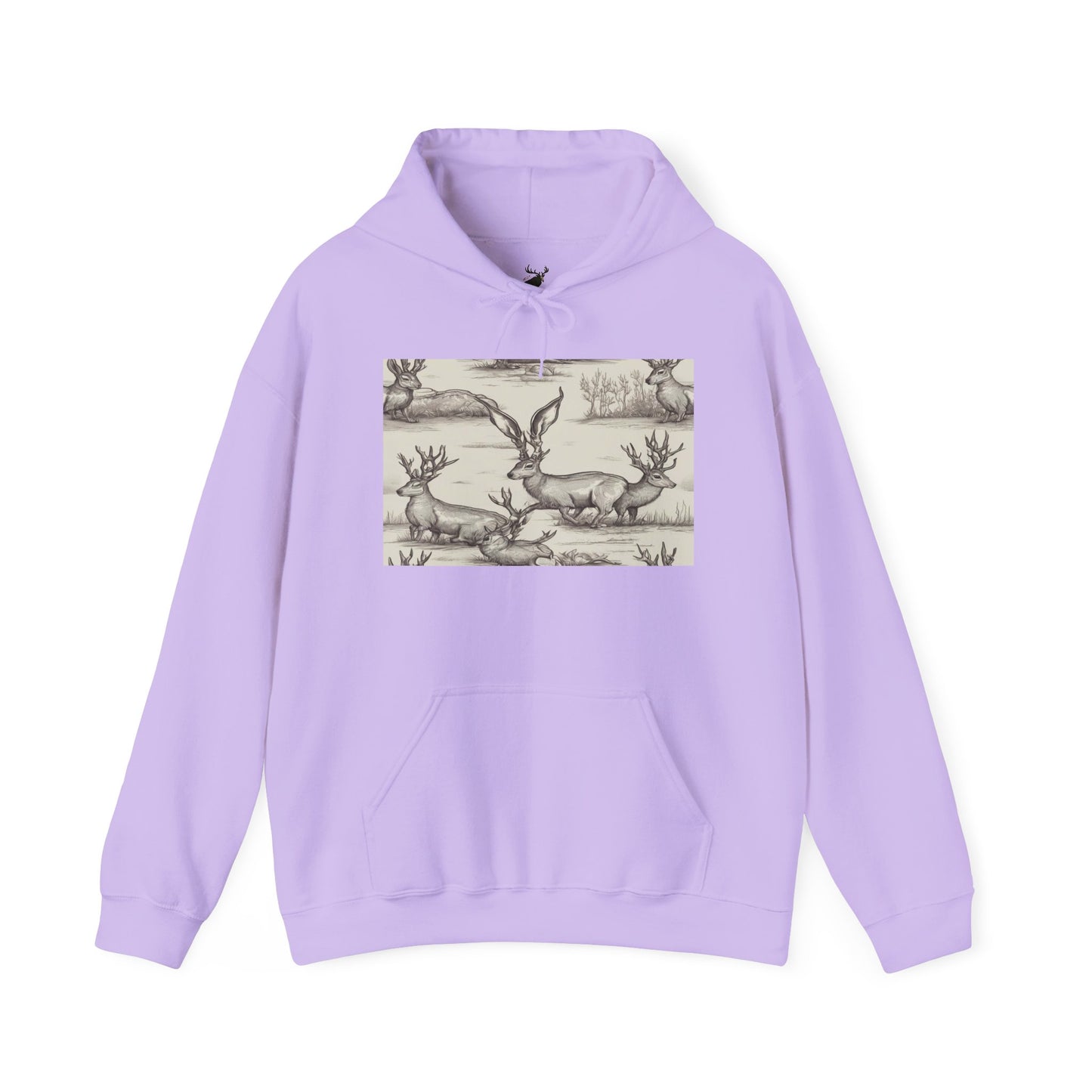 Womens Jackalope Hooded Sweatshirt