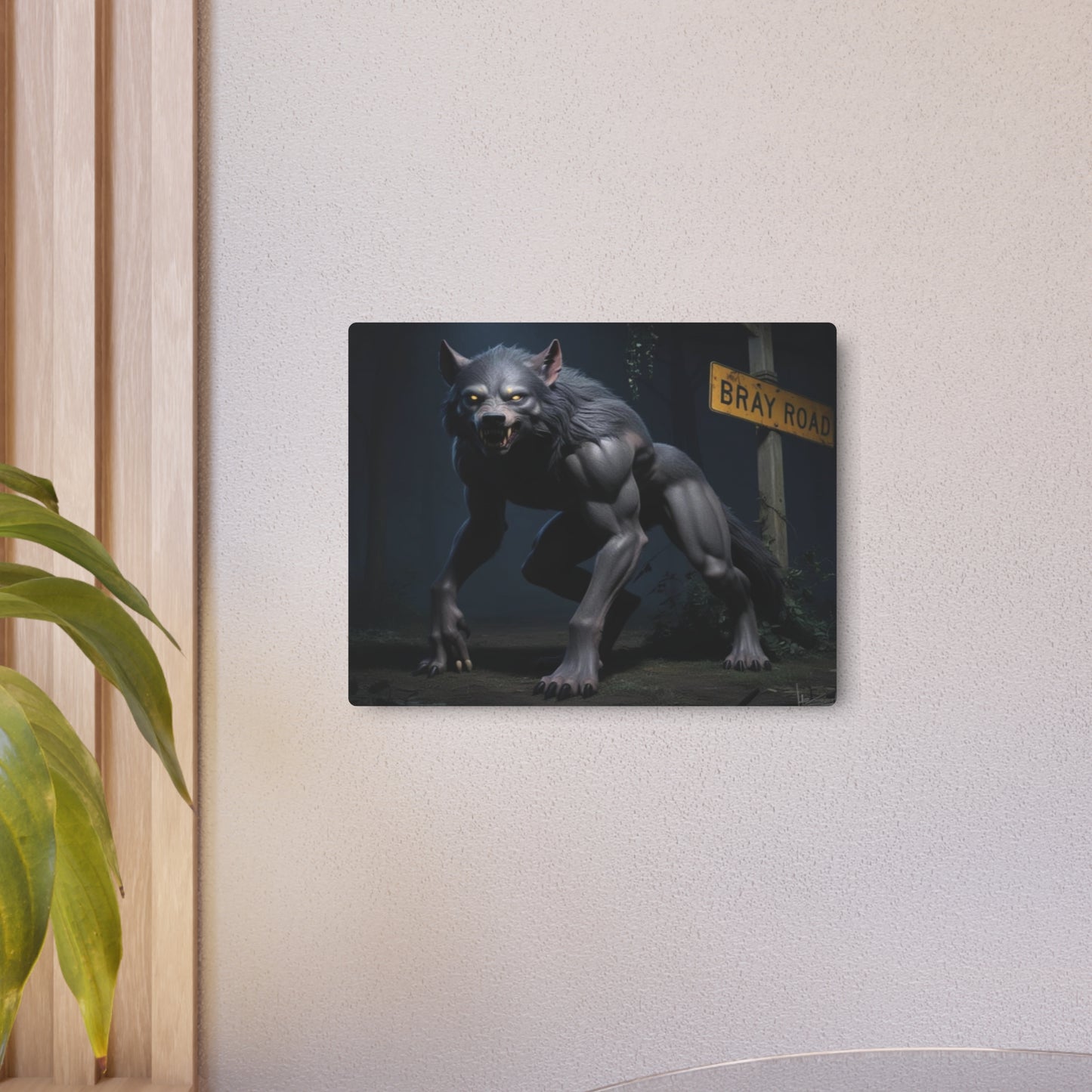 Beast of Bray Road Metal Sign