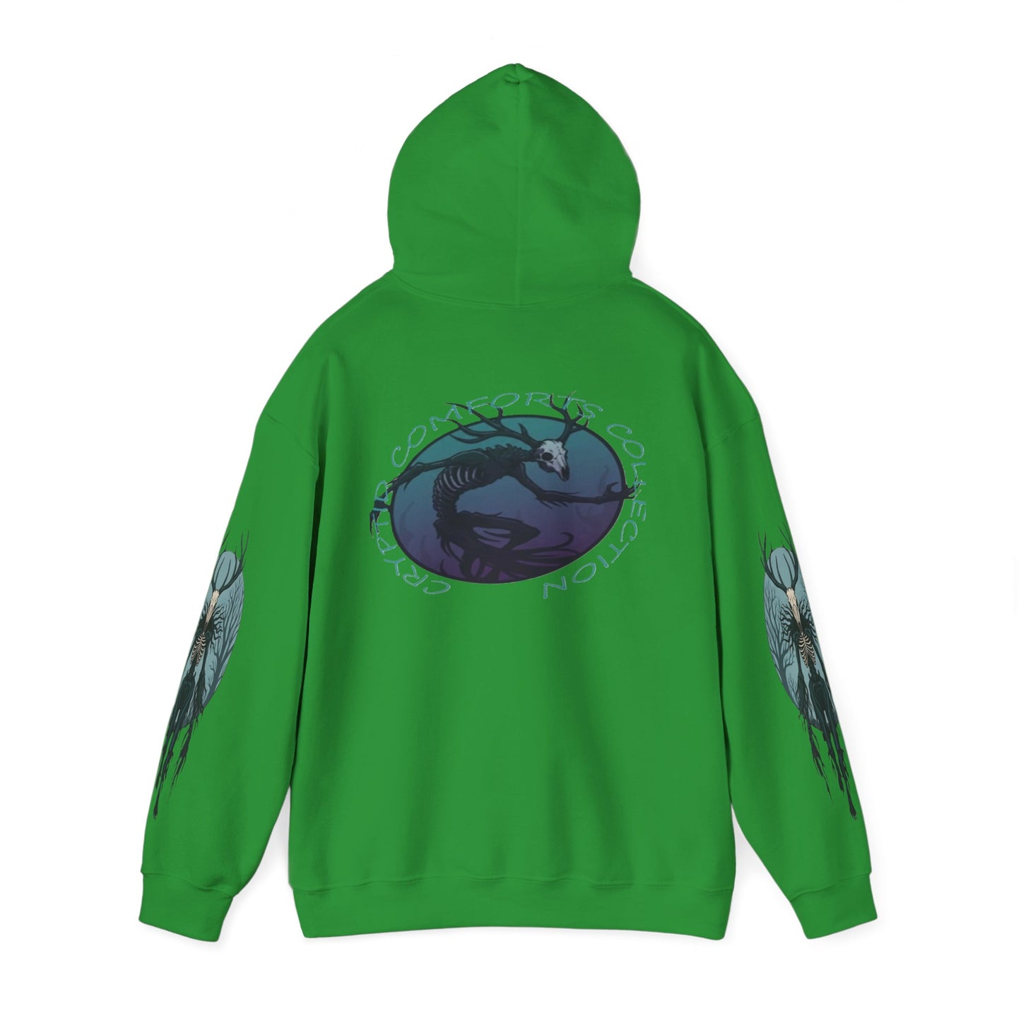 Mens Blue Wendigo Graphic Hoodie