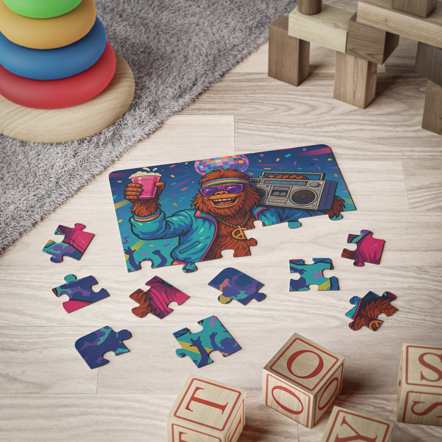 Disco Bigfoot Kids' Puzzle