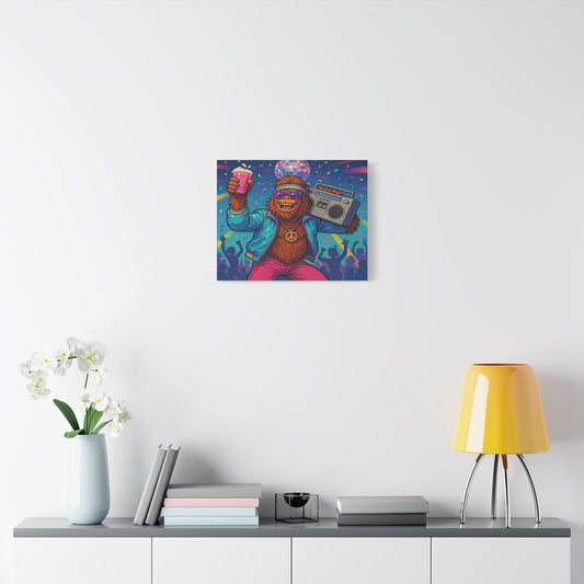 Disco Bigfoot Canvas