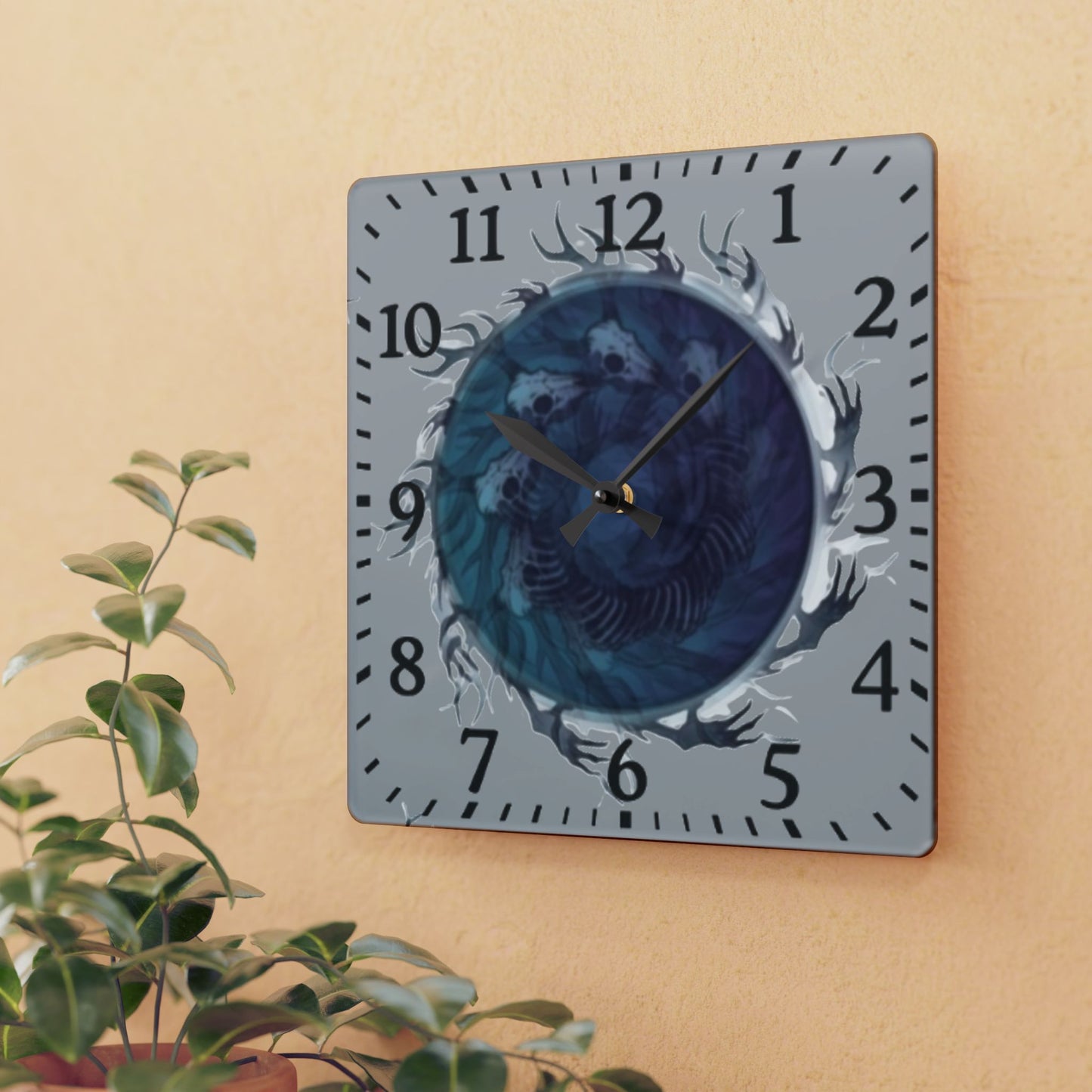 Twisted Wendigo Acrylic Wall Clock