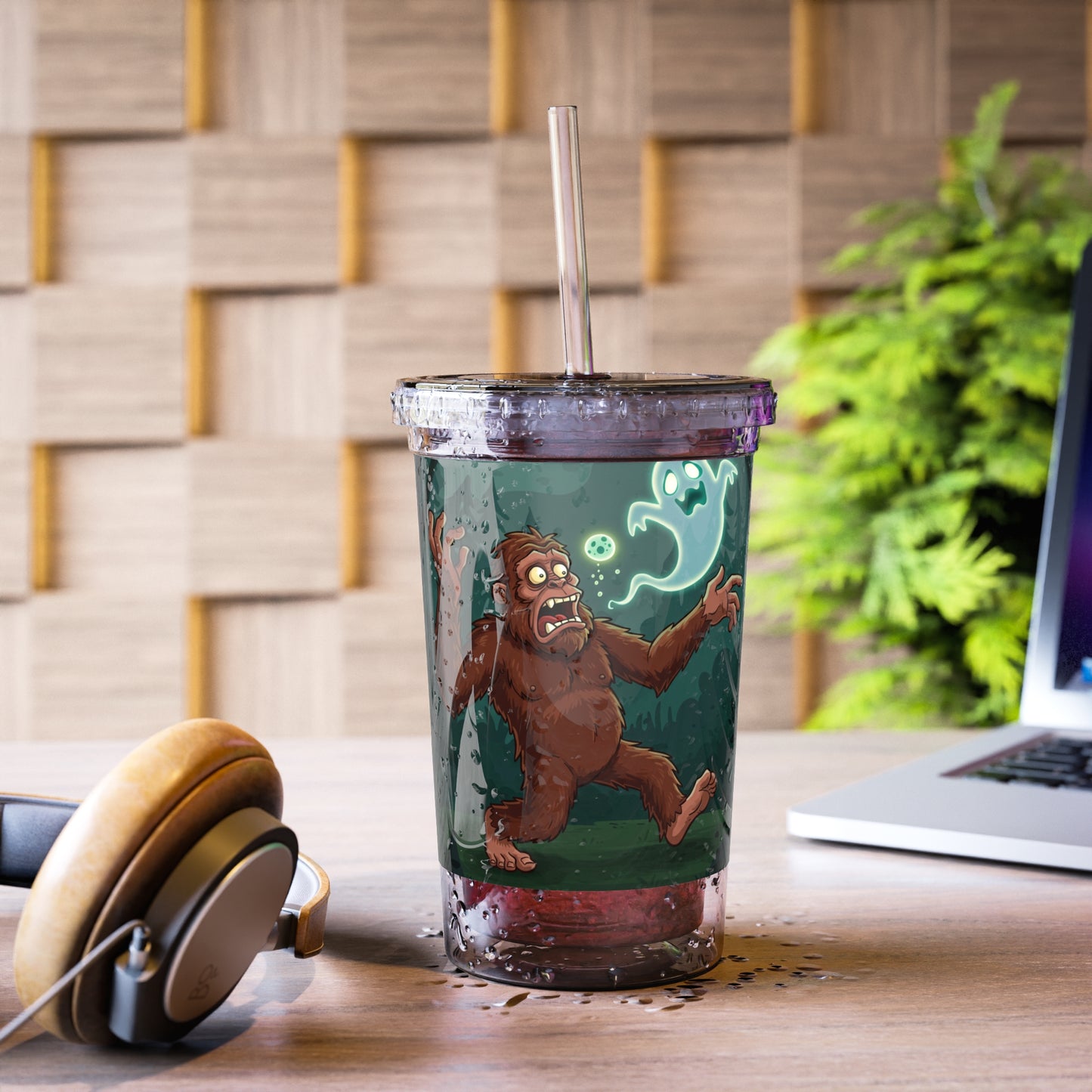 Bigfoot & Ghost Acrylic Cup