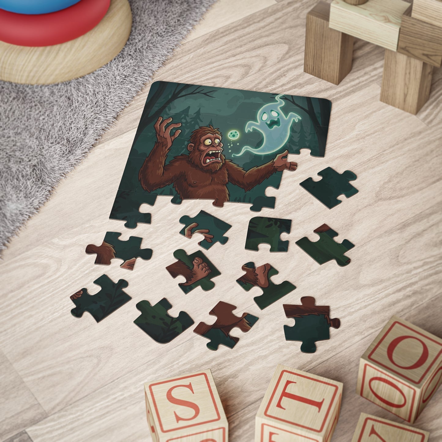 Bigfoot and Ghost Kids Puzzle