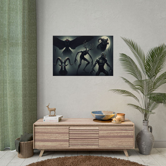 Cryptid Creatures Poster