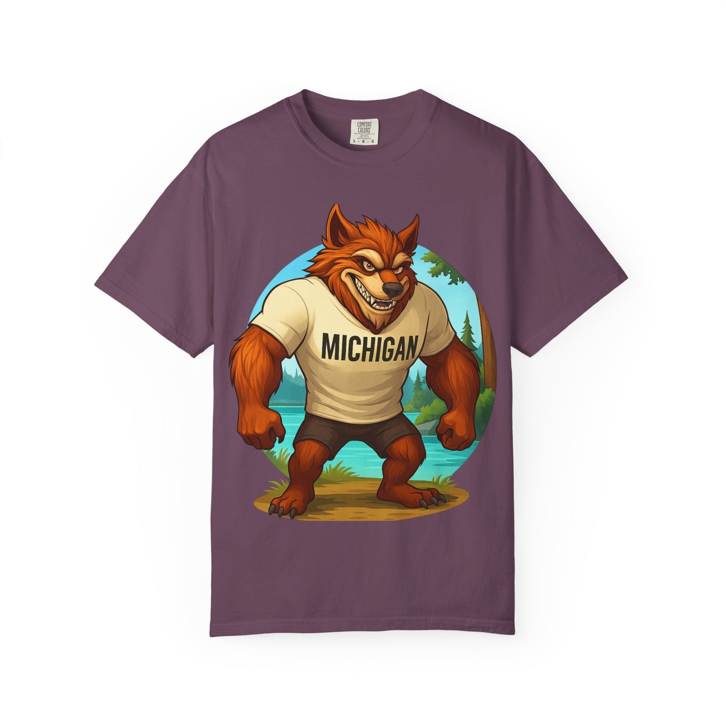 Womens Michigan Dogman Graphic T-Shirt