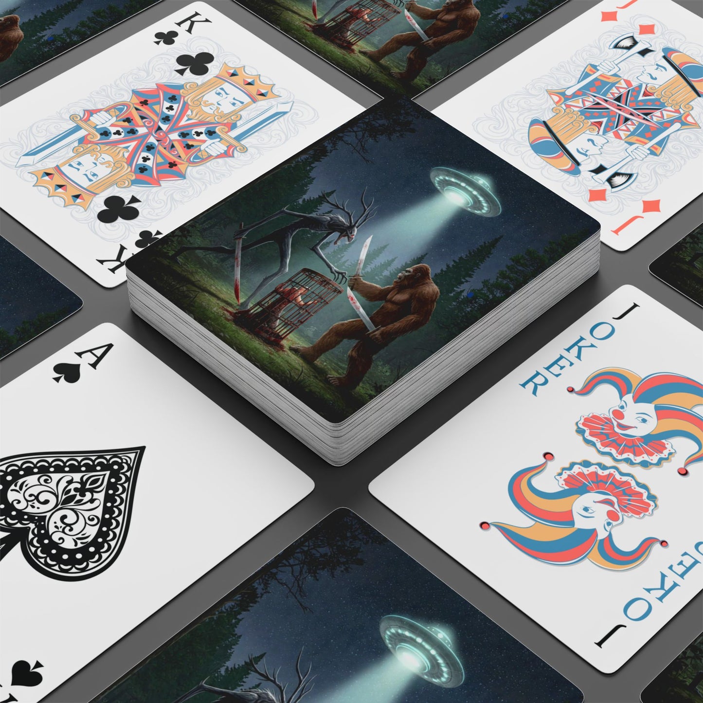 Cryptid Fight Playing Cards
