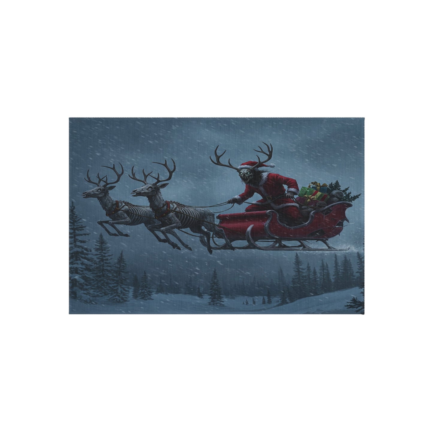 Wendigo Santa Outdoor Rug