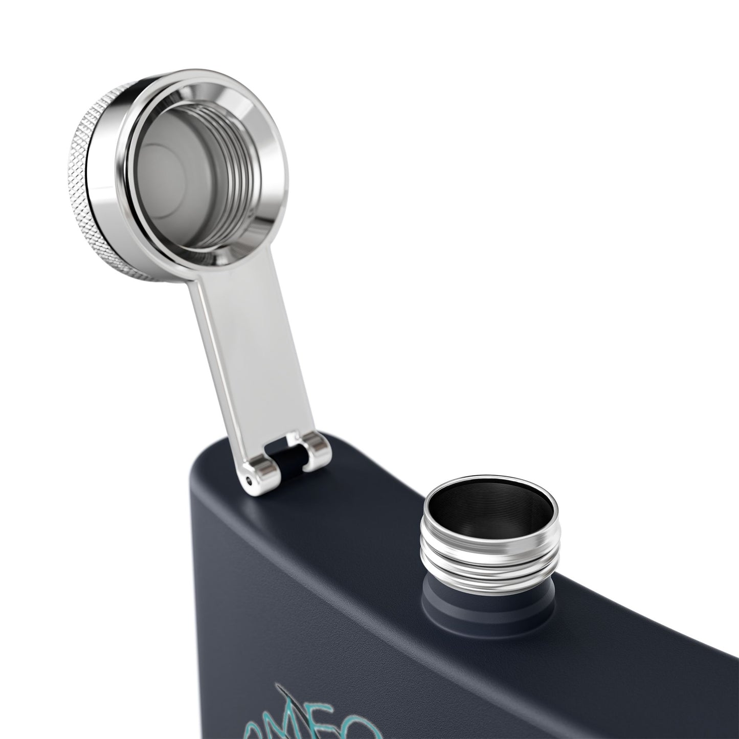 Blue Wendigo Stainless Steel Flask