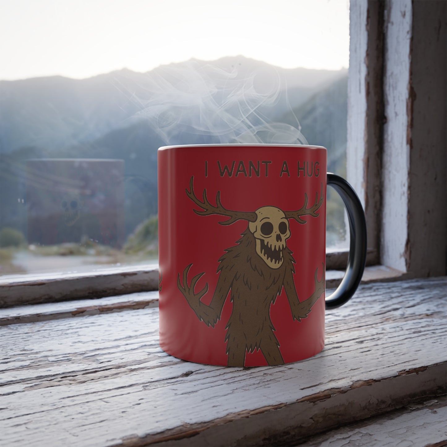 Wendigo Hug Color Morphing Mug