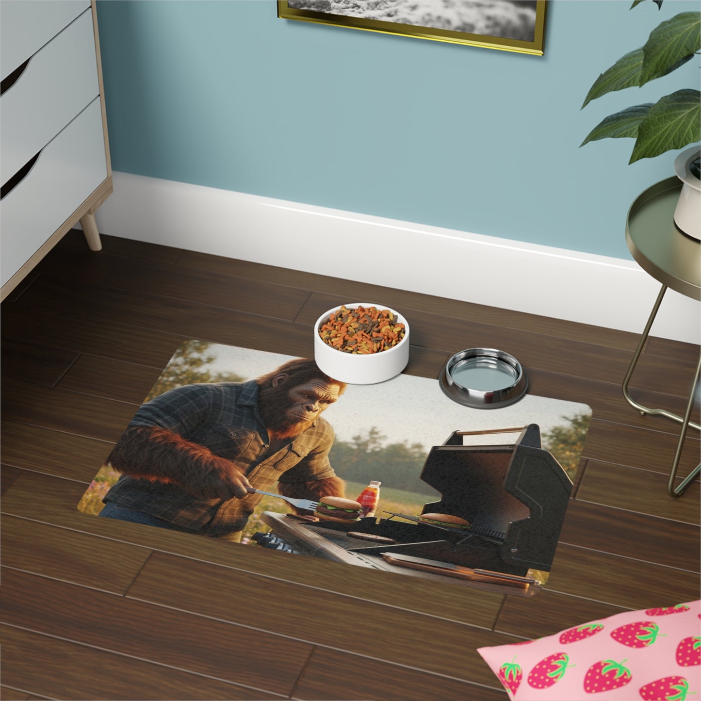 Bigfoot BBQ Pet Food Mat
