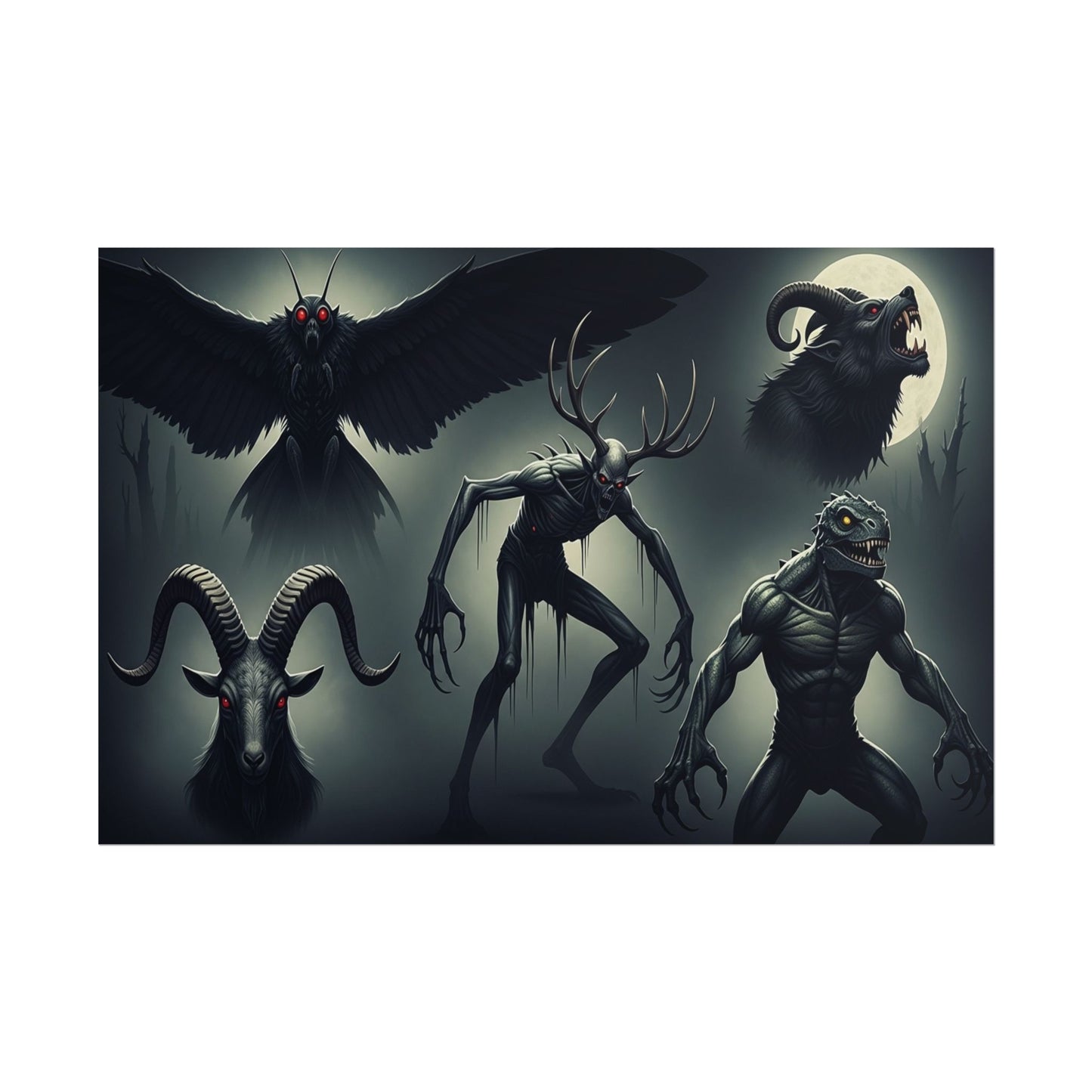 Cryptid Creatures Poster