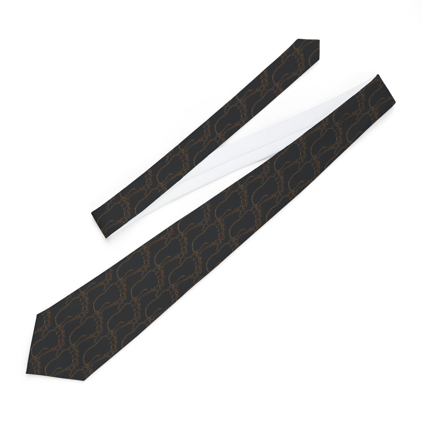 Bigfoot Footprint Mens Tie