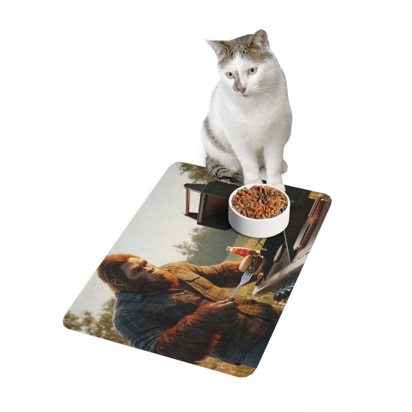 Bigfoot BBQ Pet Food Mat