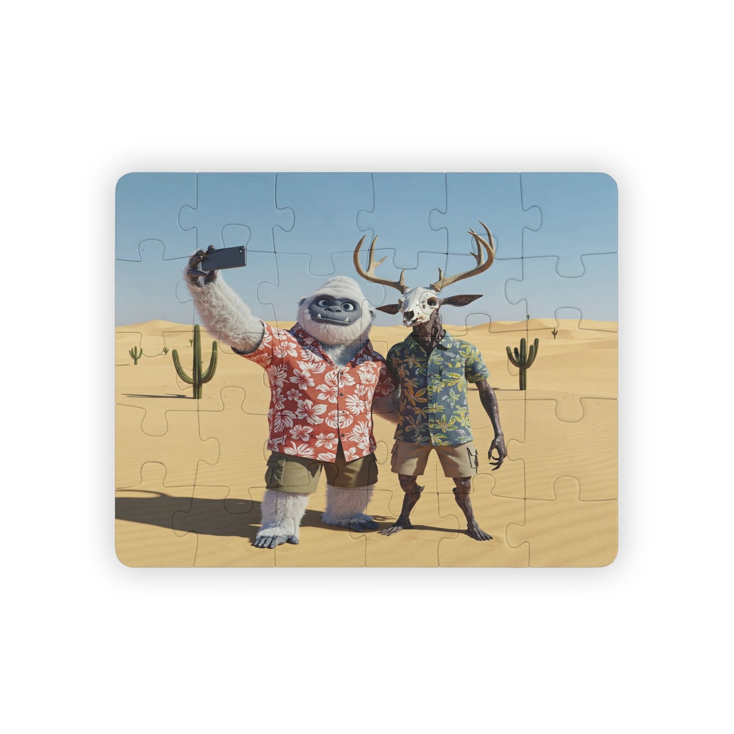 Yeti and Wendigo Vacation Kids Puzzle