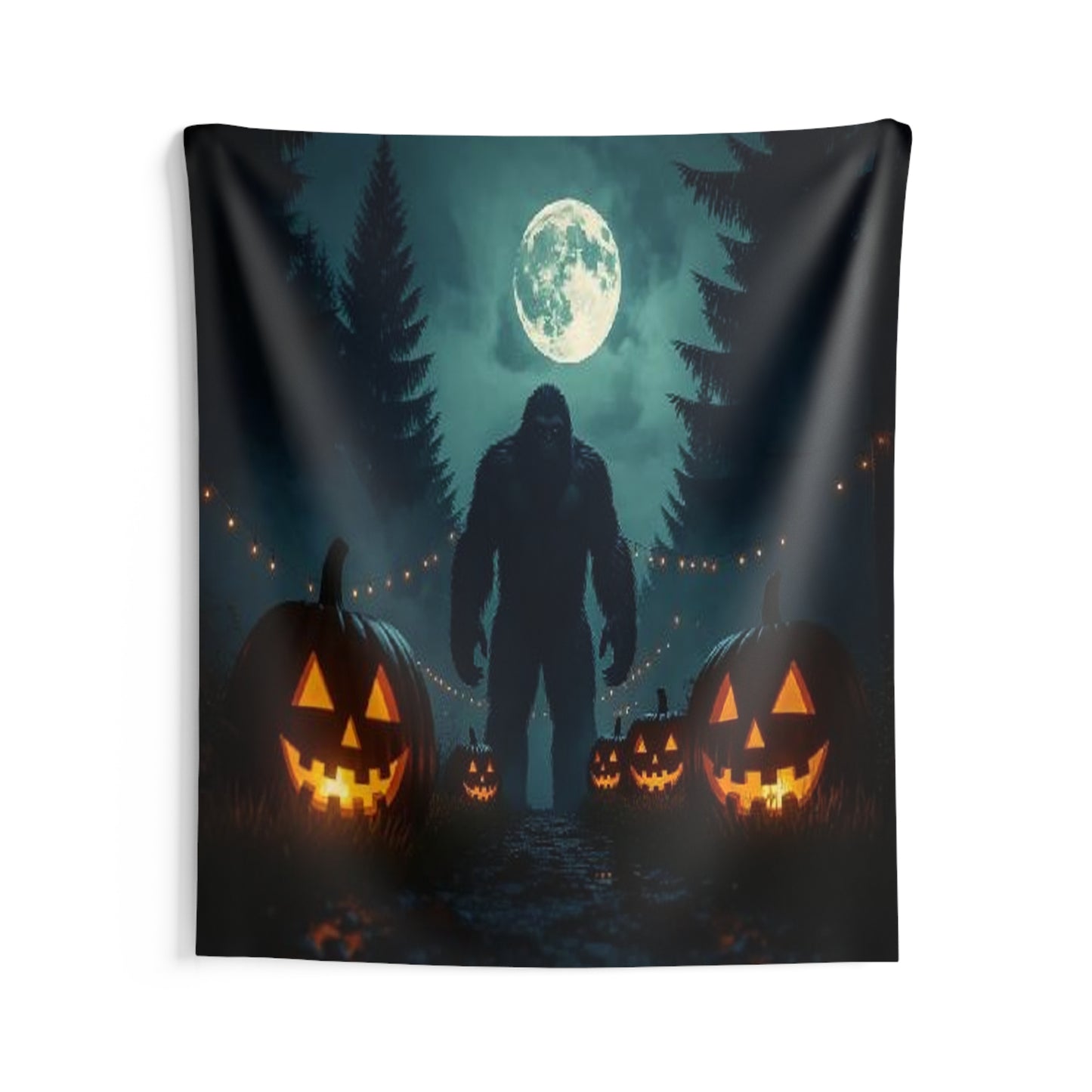 Bigfoot Halloween Tapestry