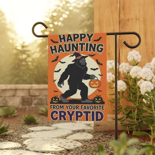 Bigfoot Halloween Garden Banner