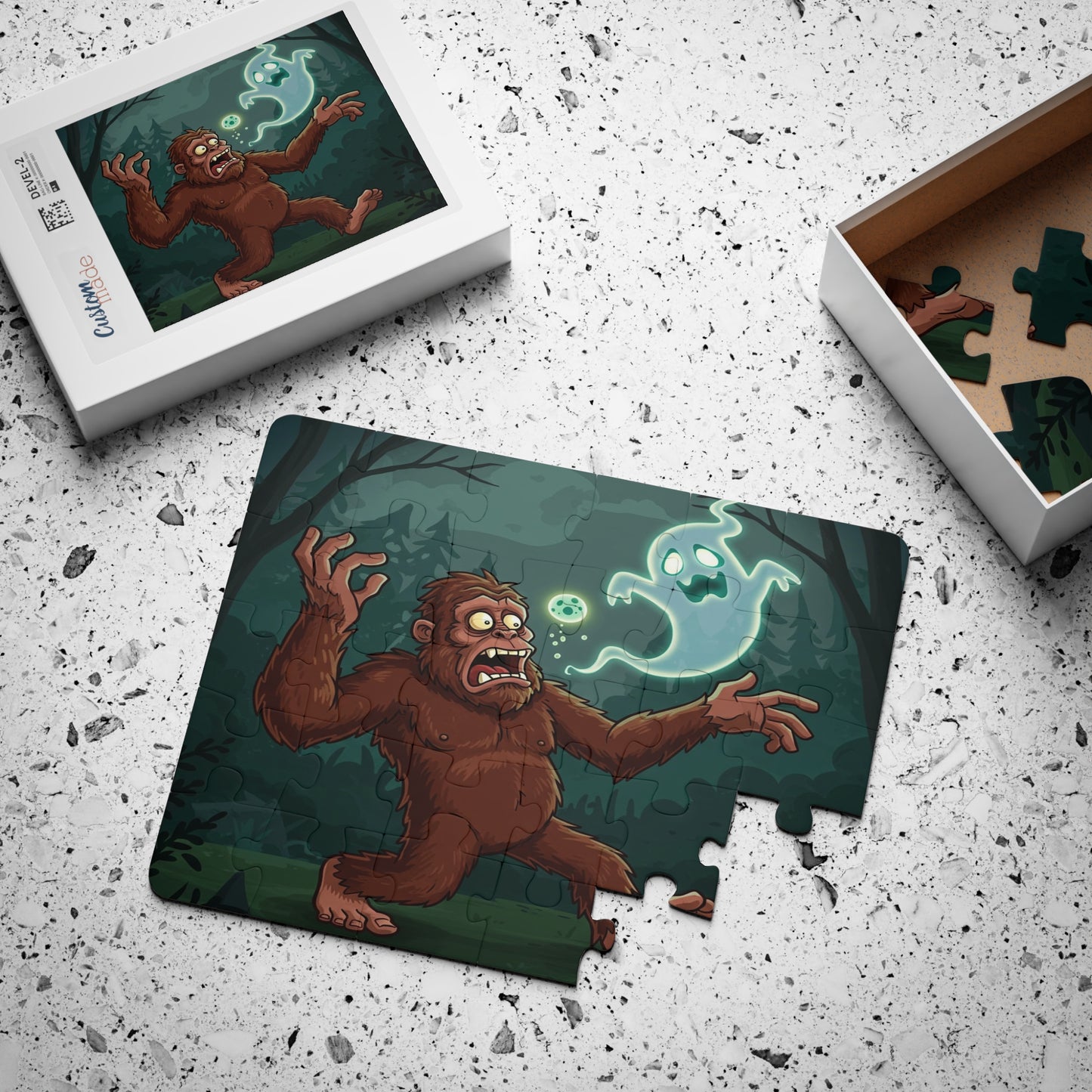 Bigfoot and Ghost Kids Puzzle