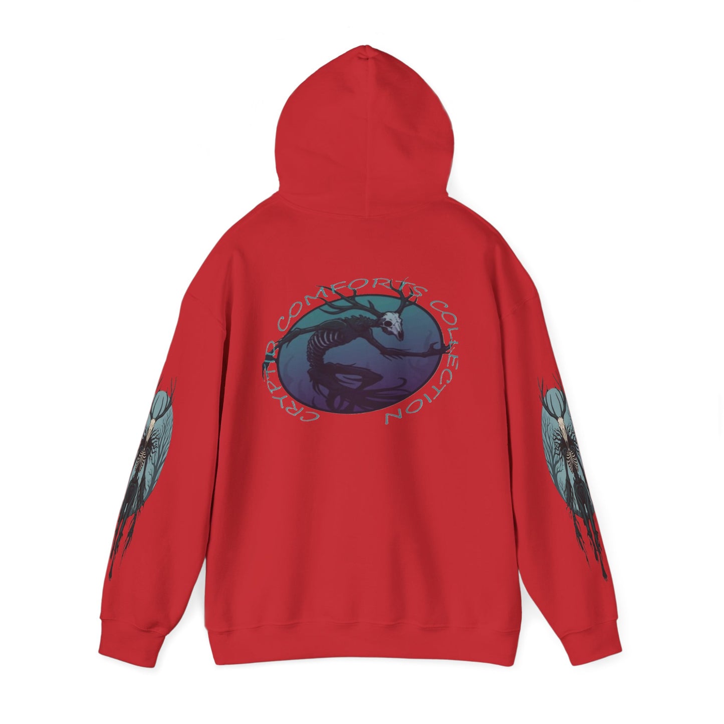 Womens Blue Wendigo Graphic Hoodie